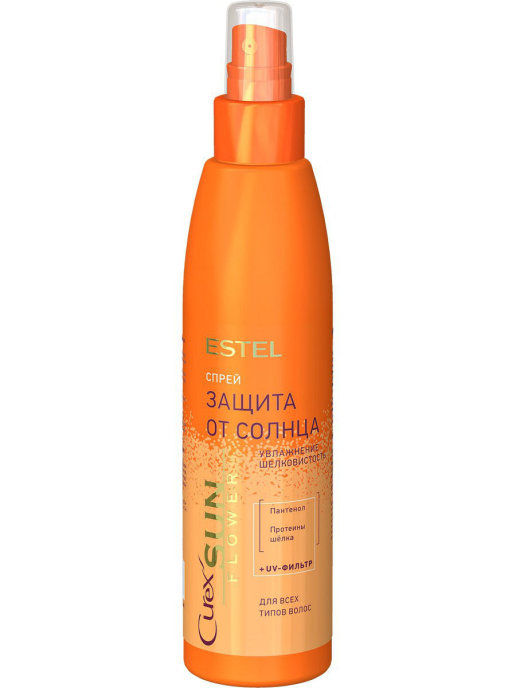 картинка ESTEL CUREX SUNFLOWER Спрей защита от UV лучей д/всех типов волос 200 мл от магазина Одежда+