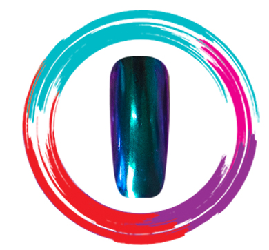 картинка Пудра DJ 10071 зеркальная хамелеон зел/син/фиолет 1 г от магазина Одежда+