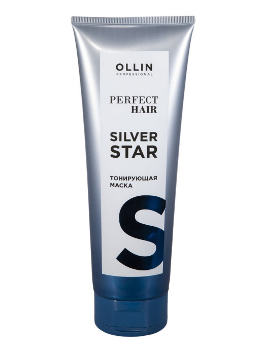 картинка OLLIN PERFECT HAIR SILVER STAR Маска тонирующая 250 мл от магазина Одежда+
