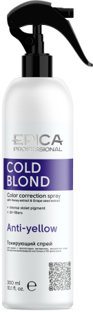 картинка EPICA Cold Blond Спрей д/нейтрал теплого оттенка с фиолет пигмент 300 мл от магазина Одежда+