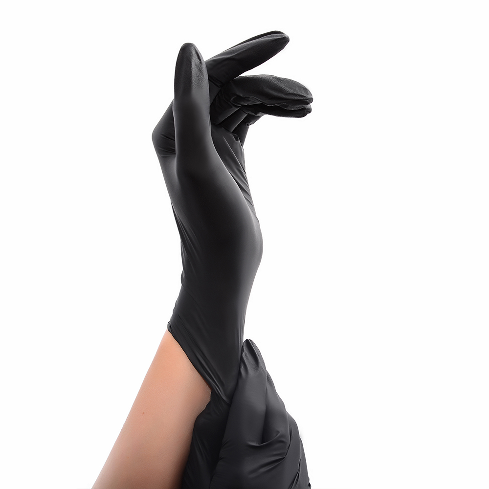 картинка Перчатки нитрил черн S  от магазина Одежда+