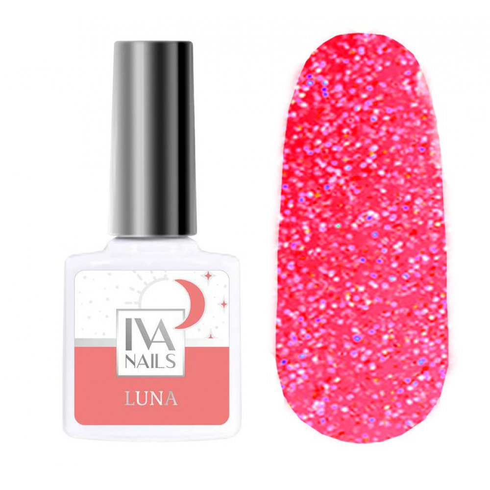 картинка IVA NAILS Гель-лак Luna № 8 светоотраж 8 мл от магазина Одежда+