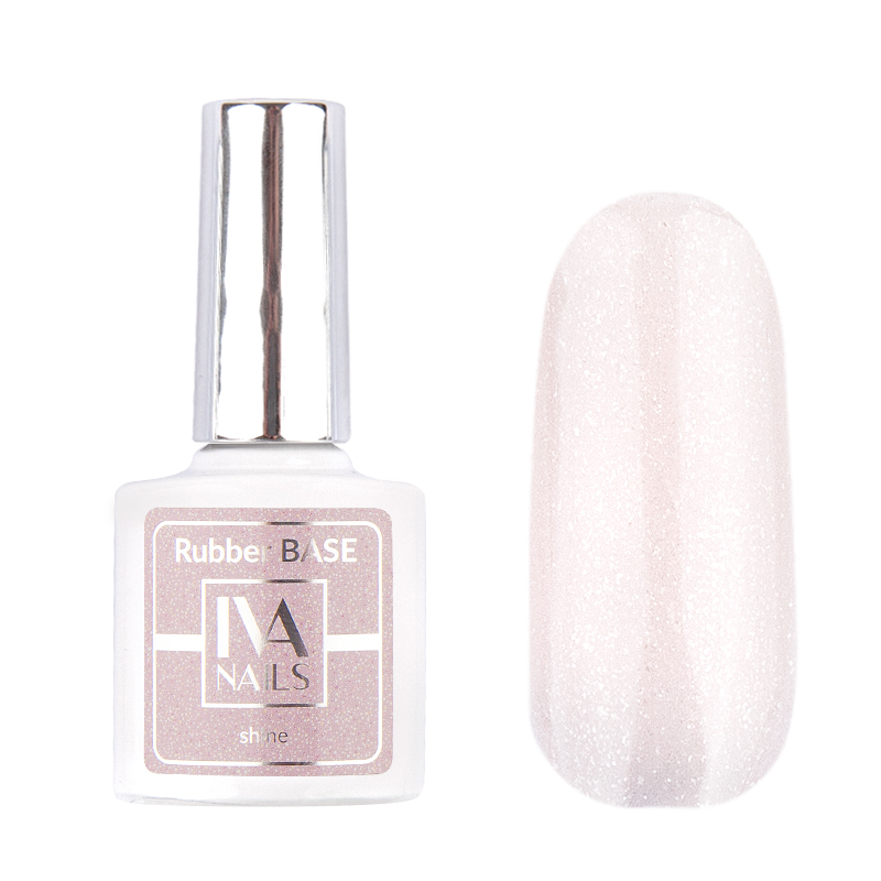 картинка IVA NAILS Shine Rubber Base № 4 8 мл от магазина Одежда+