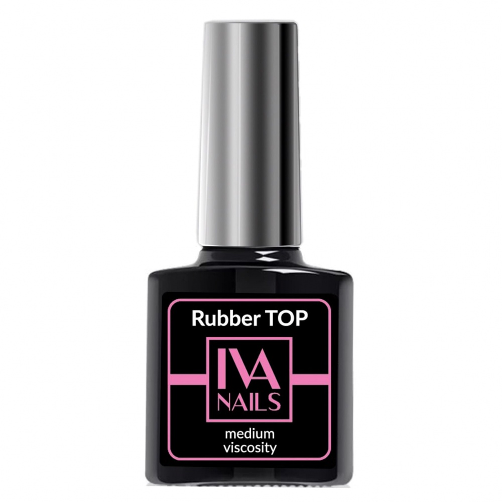 картинка IVA NAILS Rubber Top Medium Viscosity 8 мл от магазина Одежда+