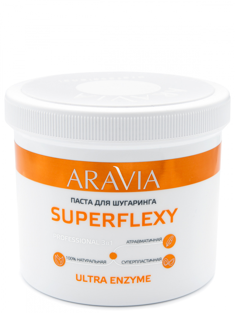картинка ARAVIA Паста 1070 д/депилции SUPERFLEXY Ultra Enzyme 750 г от магазина Одежда+