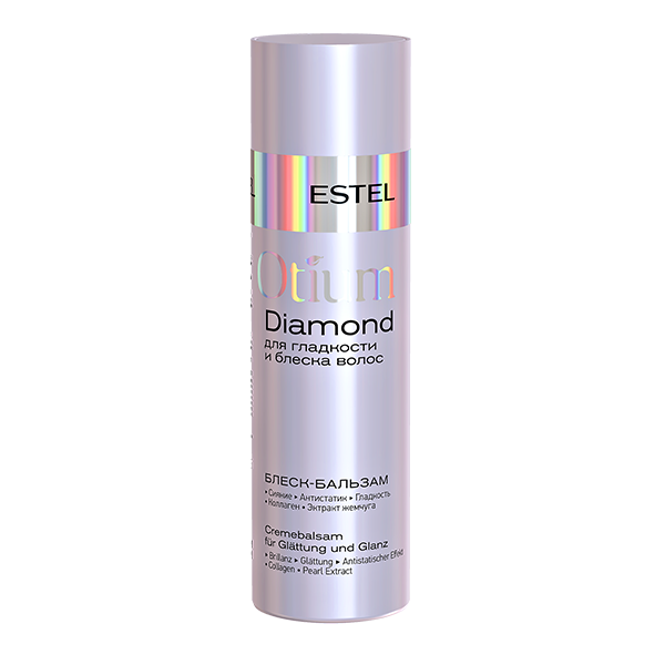 картинка ESTEL OTIUM DIAMOND Блеск-бальзам д/гладк волос 200 мл от магазина Одежда+