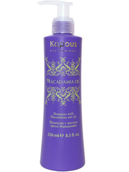 картинка KAPOUS Macadamia Oil Шампунь масло ореха макадамии 300 мл от магазина Одежда+