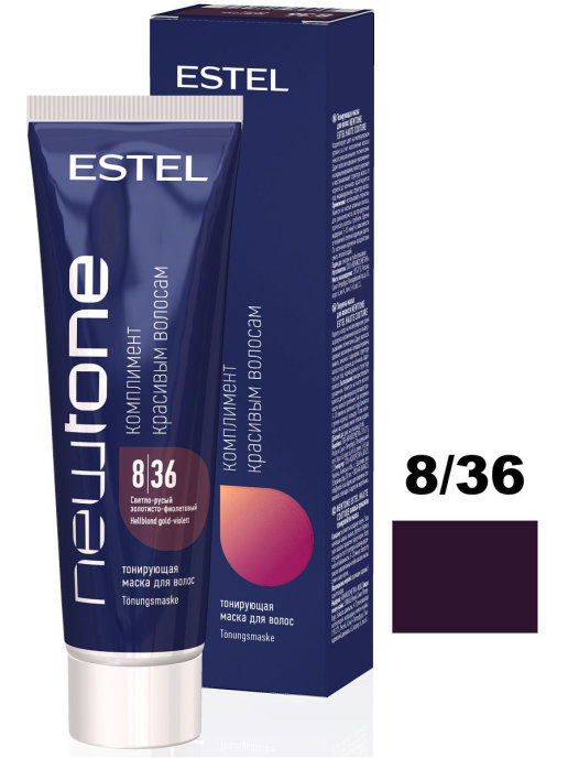 картинка ESTEL NEWTONE Маска 8/36 тонир 60 мл от магазина Одежда+