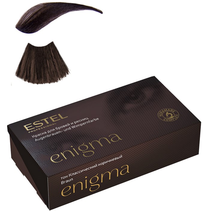 картинка ESTEL ENIGMA Краска д/бровей и ресниц коричневый  от магазина Одежда+