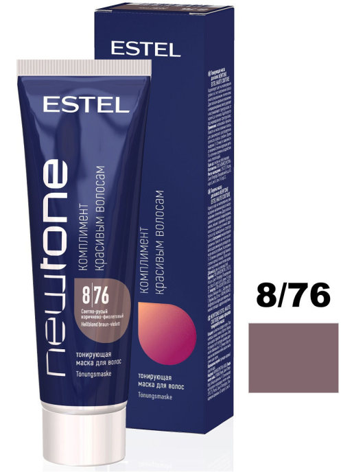 картинка ESTEL NEWTONE Маска 8/76 тонир 60 мл от магазина Одежда+