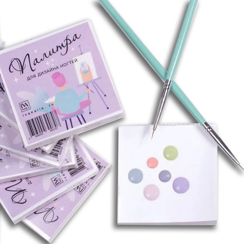 картинка IVA NAILS Поли-Палитра 60*60 100 лис от магазина Одежда+