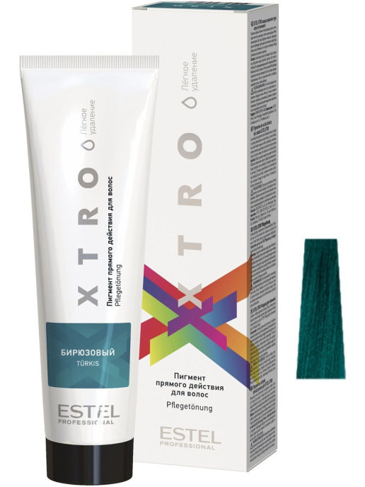 картинка ESTEL XTRO Пигмент бирюзовый 60 мл от магазина Одежда+