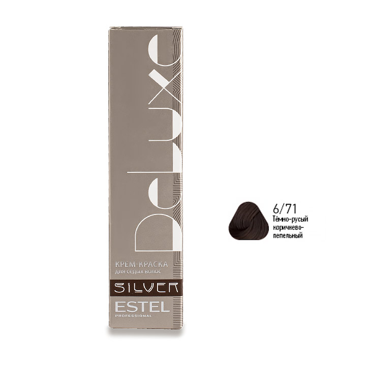 картинка 6/71 ESTEL DE LUXE SILVER крем-краска 60 мл от магазина Одежда+