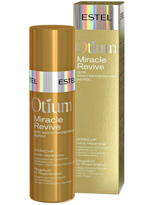 картинка ESTEL OTIUM MIRACLE REVIVE Эликсир Сила кератина 100 мл от магазина Одежда+