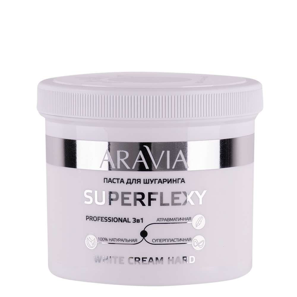 картинка ARAVIA Паста 1077 д/депилции SUPERFLEXY White Cream 750 г от магазина Одежда+